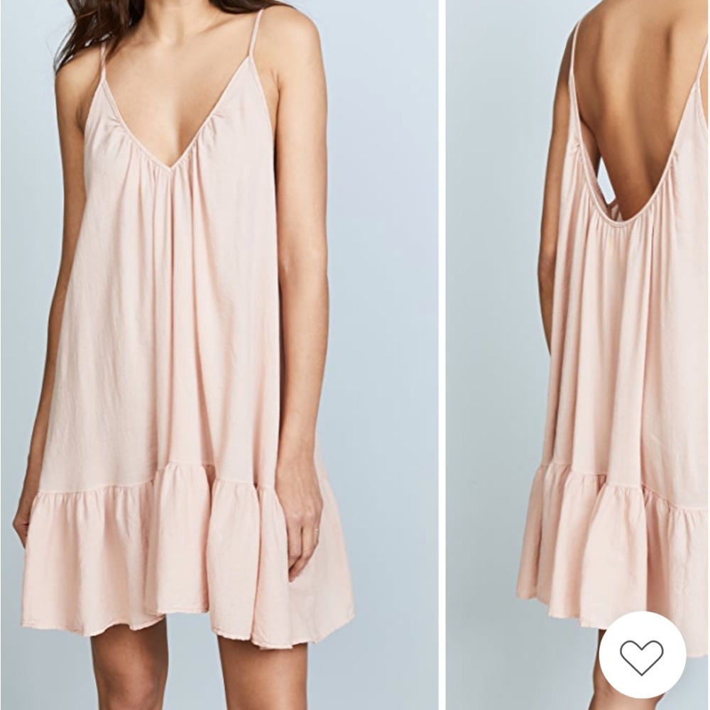 9seed St Tropez ruffle mini dress